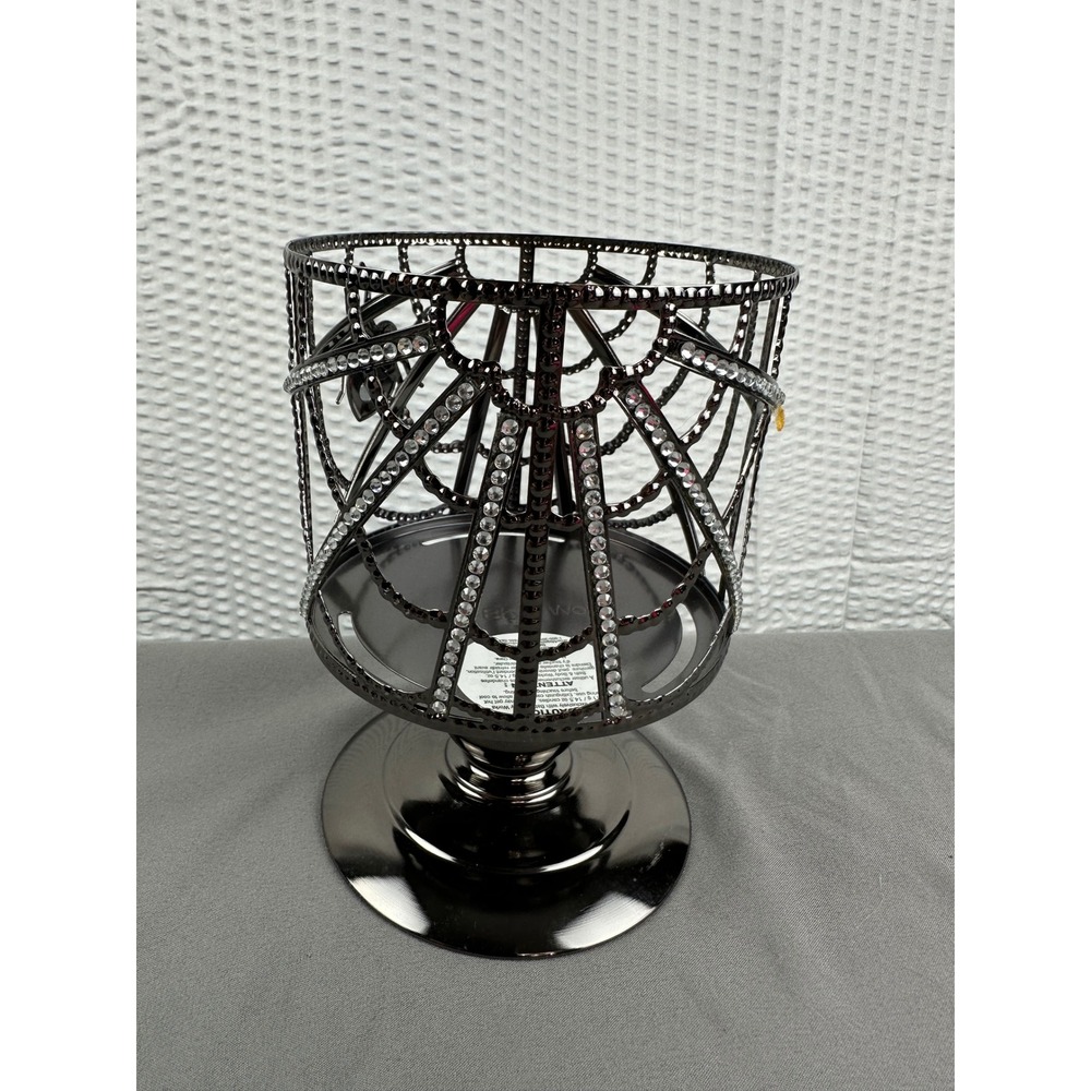 Bath & Body Works PURPLE GEM SPIDER 3 Wick Candle Holder Halloween - Picture 3 of 7